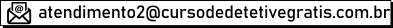 email curso de detetive particular gratis